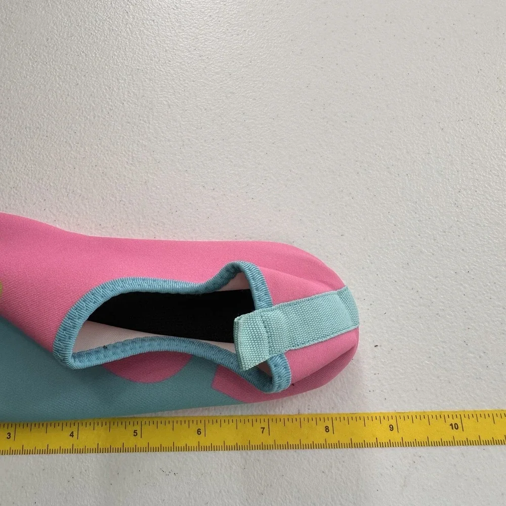 Water Swim Shoes 2-3 Girls‎ Youth pink blue whale lake sports outdoor 8.5